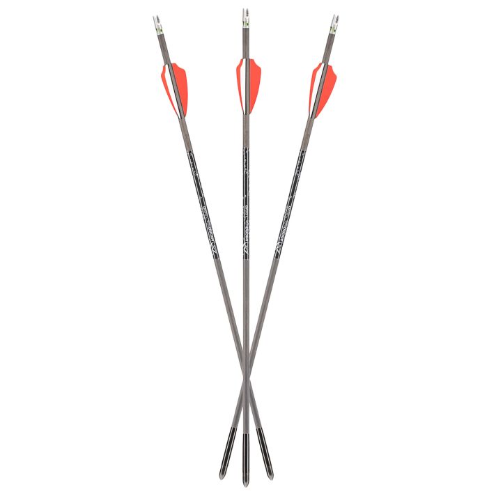 Axe Crossbows AX10004 Axe 440 Bolt Combo Pack Gray/Orange/White 19" 3 Bolts and 3 Lighted Nocks