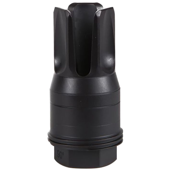 Sig Sauer SL55612X2890DEGF Clutch-Lok QD Q.D. Flash Hider Black Stainless Steel with 1/2"x28 tpi Threads for 5.56mm 90 Degree Taper