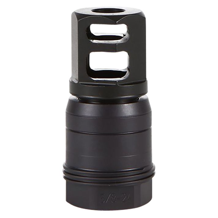 Sig Sauer SL76258X2490DEGM Clutch-Lok QD Muzzle Brake Black Stainless Steel with 5/8" 24 tpi Threads for 7.62mm 90 Degree Taper