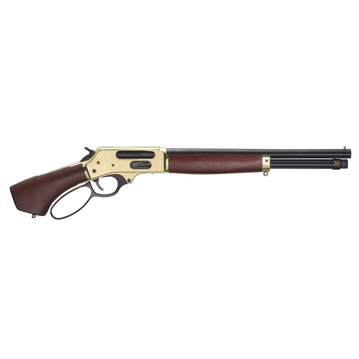 Henry H018BAH410 Axe410 Bore 5+1 15.14" Blued Barrel, Fixed American Walnut