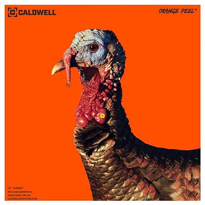 Caldwell 1175518 Orange PeelSelf-Adhesive Paper Orange 12" Turkey 5 Pack