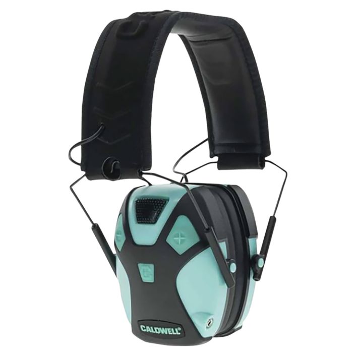 Caldwell 1101672 E-Max Pro 23 dB Over the Head Aqua Blue/Black Adult