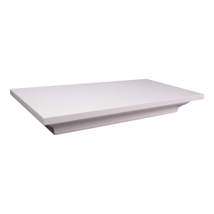 Lockdown 1117247 In-Plain-Sight Shelf White Wood Holds 2 Handguns