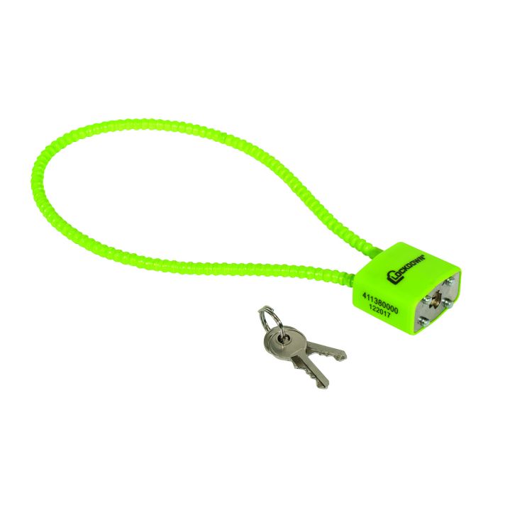Lockdown 110149 Trigger LockOpen With Key Green Firearm Fit- Universal 15"