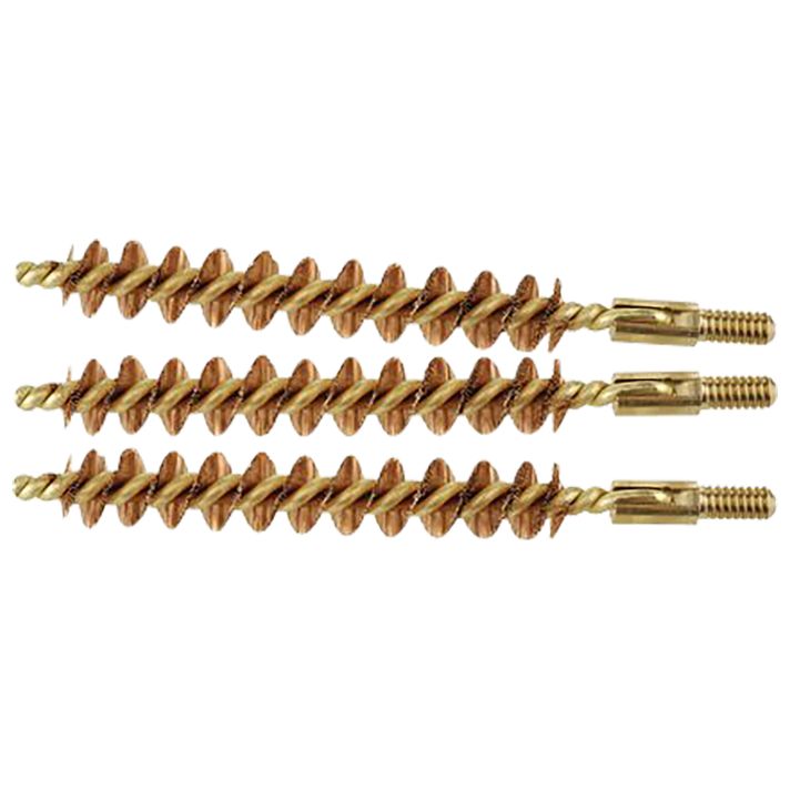 Tipton 868556 Bore Brush Set30/32 Cal Rifle Firearm Brass Bronze Bristles 3 Per Pkg