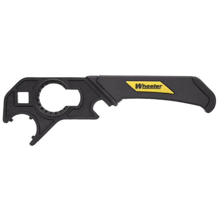 Wheeler 1099561 Professional Armorer's Wrench Black/Yellow Steel AR Platform Firearm 1 Pieces