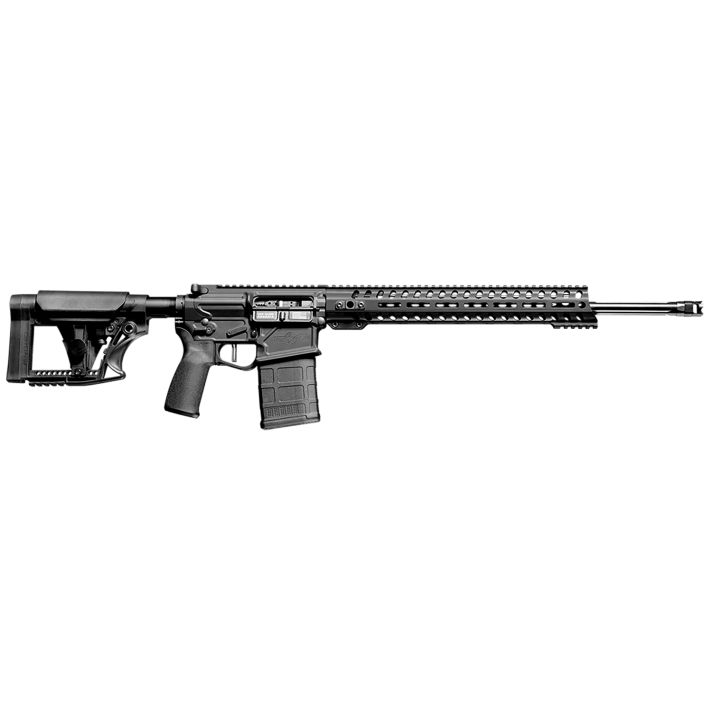 Patriot Ordnance Factory 01734 Rogue Prescott 6.5 Creedmoor 20" DI 20+1 Black Anodized Rec 14.50" Renegade M-LOK Stainless Steel Fluted Barrel Black Adjustable Stock Black Polymer MFT Grip Right Hand
