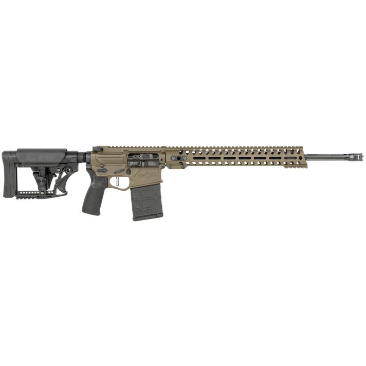 Patriot Ordnance Factory 01737 Rogue Prescott 6.5 Creedmoor 20" DI 20+1 Patriot Brown Rec/14.50" Renegade M-LOK Stainless Steel Fluted Barrel Black Adjustable Stock Black Polymer MFT Grip Right Hand