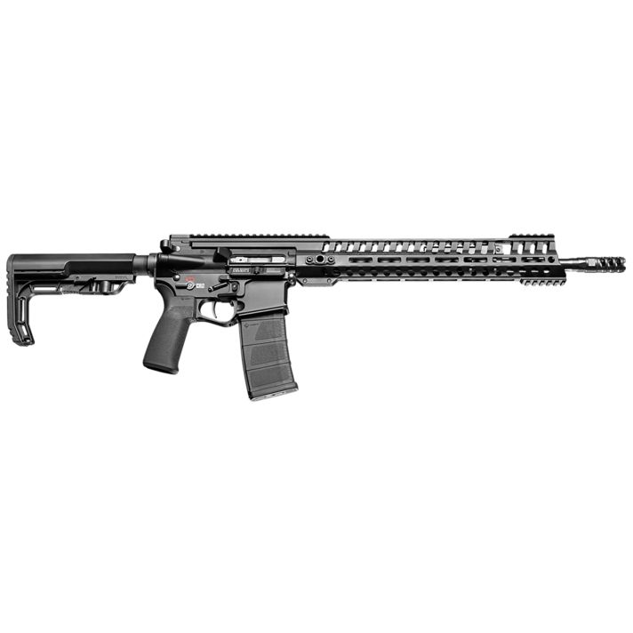 Patriot Ordnance Factory 01148 P415 *CA Compliant 5.56x45mm NATO 10+1 16.50" Chrome Moly Barrel Black Hard Coat Anodized Receiver, 6 Position MFT Black Stock & Black Polymer Grip Ambidextrous