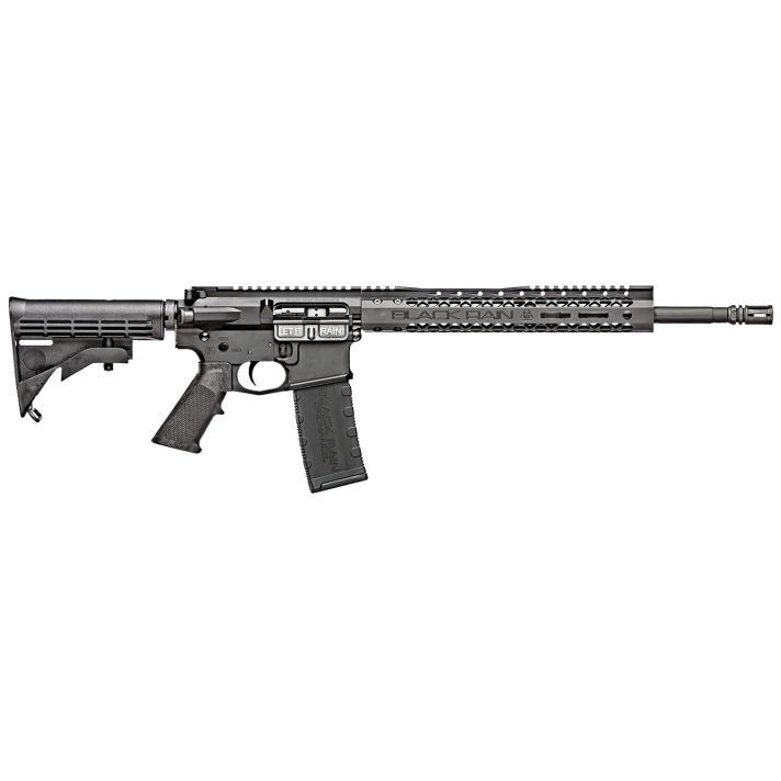 Black Rain Ordnance TYRANT300BLK Tyrant300 Blackout 16" 30+1 Black Anodized Rec Black Adjustable Stock Black Polymer Grip Right Hand