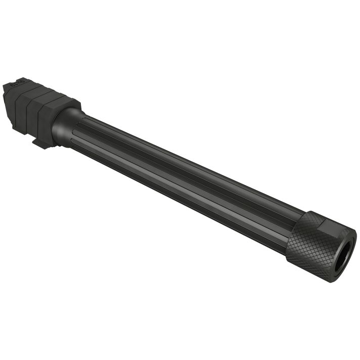 Century Arms PACN0023 Mete SFX9mm Luger Black Steel Fluted/Threaded Match Grade Barrel Fits Mete, SFX Mete, SFX Pro