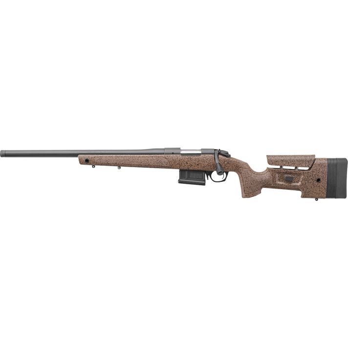 Bergara Rifles B14S354LC B-14 HMR 22-250 Rem 5+1 24" Graphite Black Cerakote Barrel, Black Speckled Brown Molded w/Mini-Chassis, Adjustable LOP & Cheek Piece Stock, Left Hand