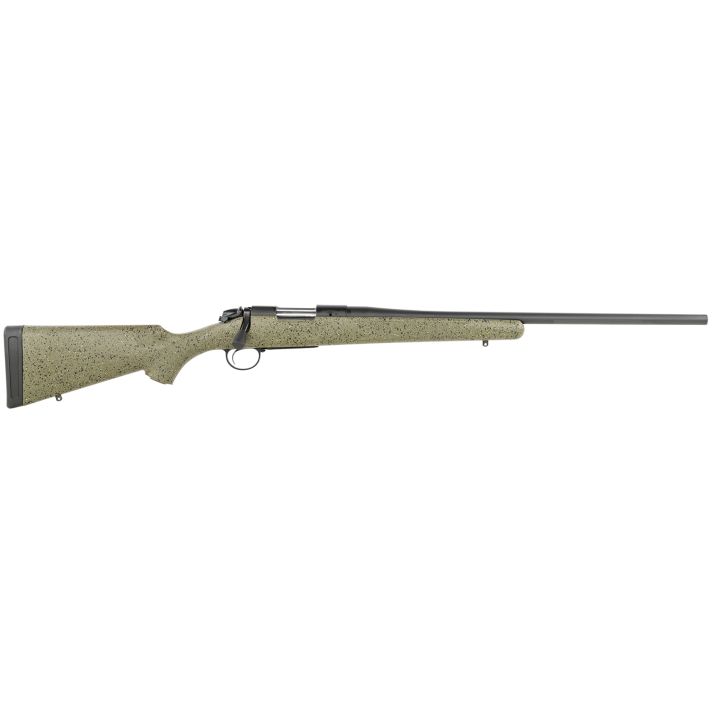 Bergara Rifles B14L102C B-14 Hunter 270 Win 3+1 24" Graphite Black Cerakote Barrel, SoftTouch Speckled Green Fixed American Style Stock