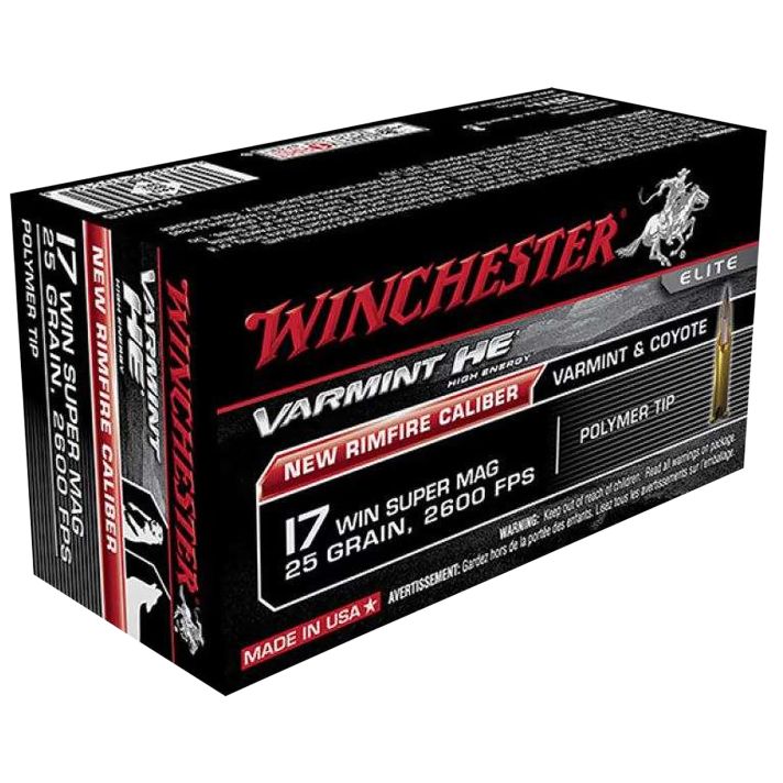 Winchester Ammo X17W25 Super X17WSM 25gr Jacketed Hollow Point 50 Per Box/10 Case