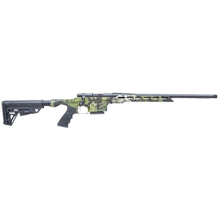 Howa HMXL762KAC M1500 Mini Excel Lite 7.62x39mm 20" TB 5+1, Kryptek Altitude HTI Excl Lite Chassis, Black Folding Stock