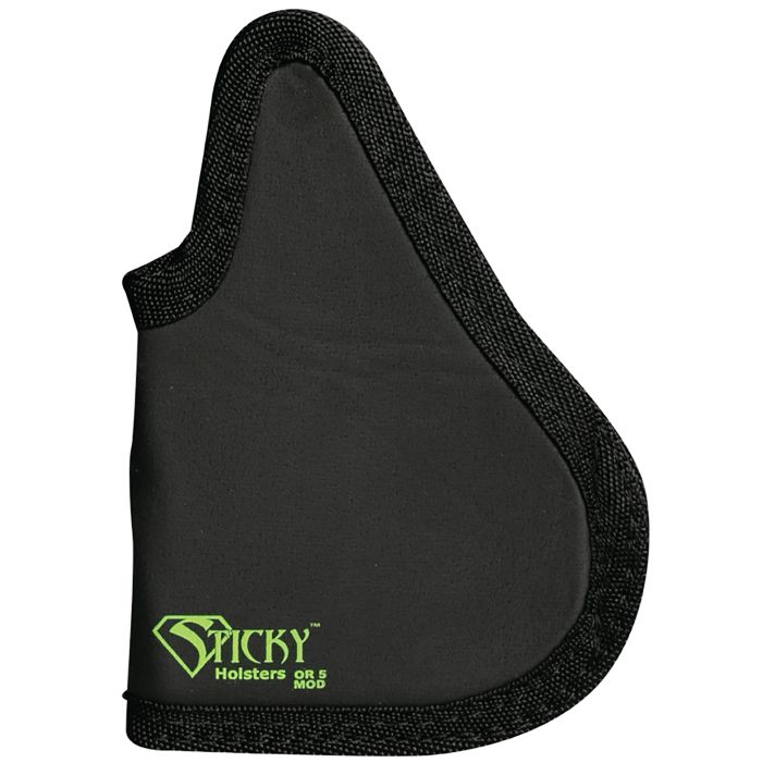 Sticky Holsters OR5MOD OR-5 Modified Black Cordura/Foam, Compatible w/Sig P365, Springfield Hellcat, Glock 42, Springfield XDS, Ambidextrous