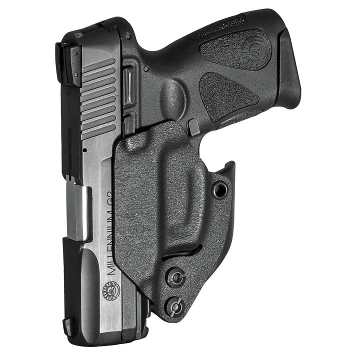 Mission First Tactical H2TG2AIWBM Minimalist Holster IWB Black Polymer Belt Clip Fits Taurus PT111/G2/G2C/G2S/G3/G3C Ambidextrous