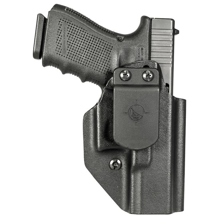 Mission First Tactical HGL19AIWBABL Appendix Holster IWB/OWB Black Polymer Belt Clip Fits Glock 19/23/44 Ambidextrous