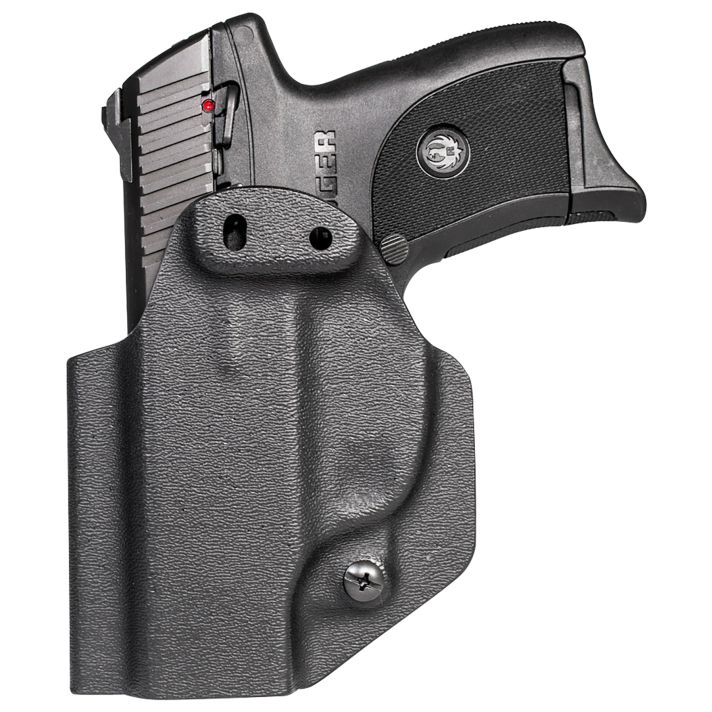 Mission First Tactical HRULC9AIWBABL Appendix Holster IWB/OWB Black Polymer Belt Clip Fits Ruger EC9/EC9s/LC9/LC9s Ambidextrous