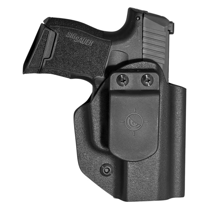 Mission First Tactical HSIG365AIWBABL Appendix Holster IWB/OWB Black Polymer Belt Clip Fits Sig P365 Ambidextrous