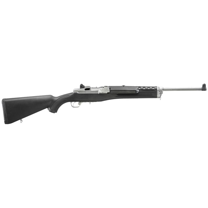 Ruger 5805 Mini-14 Ranch 223 Rem/5.56 NATO 5+1 18.50" Matte Stainless Steel Barrel, Matte Stainless Steel Drilled & Tapped Receiver, Black Synthetic Fixed Stock, Right Hand