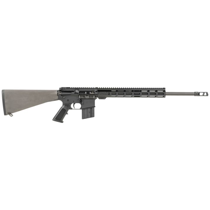 Bushmaster 0010010BLK XM-15 E2S 450 Bushmaster 5+1 20" Barrel, Black Barrel/Receiver, Snake Charmer Muzzle Brake, 14" M-LOKFree Float Rail, A2 Stock, Aluminum Magazine, Optics Ready