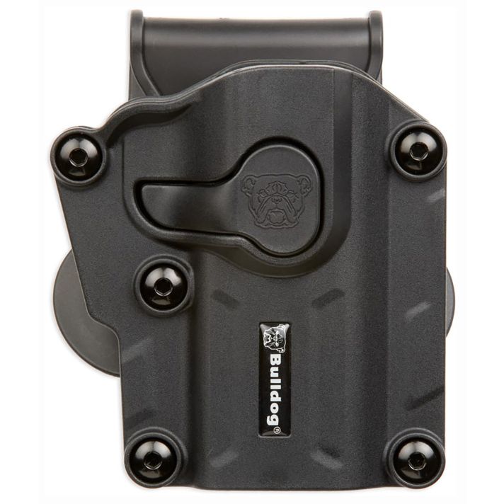 Bulldog MX001SC Max Multi Fit OWB Black Polymer Paddle Fits Sig P250/P320 Fits S&W M&P 9/40/45 Sub-Compact Right Hand