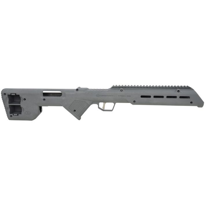 Desert Tech TRK22GRY TREK-22 Rifle Chassis Gray Synthetic Fixed Bullpup Fits Ruger 10/22 26.75" OAL