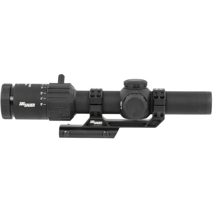 Sig Sauer Electro-Optics SOTM81000 Tango-MSR LPVO 1-8x24mm 30mm Tube Illuminated Red MSR BDC8 Reticle Features Throw Lever & ALPHA-MSR Mount