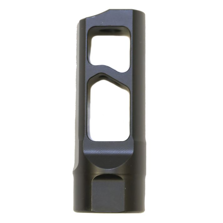 Bushmaster 0051001BLK Snake Charmer Muzzle Brake Black 1/2"-28 tpi for 5.56x45mm NATO