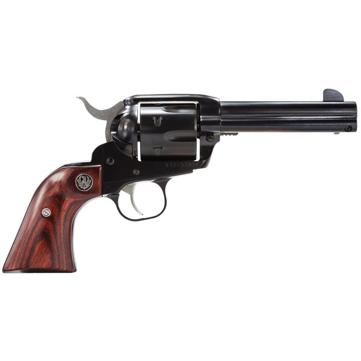 Ruger 5102 VaqueroMedium Frame 45 Colt (Long Colt) 6rd 4.62" Blued Steel Barrel, Cylinder & Frame, Hardwood Grip, Transfer Bar Safety, Exposed Hammer