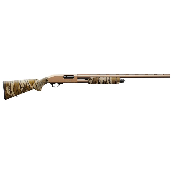 Charles Daly 930315 30112 Gauge with 24" Barrel, 3" Chamber, 4+1 Capacity, Flat Dark Earth Metal Finish & Mossy Oak Bottomland Synthetic Stock Right Hand (Full Size)
