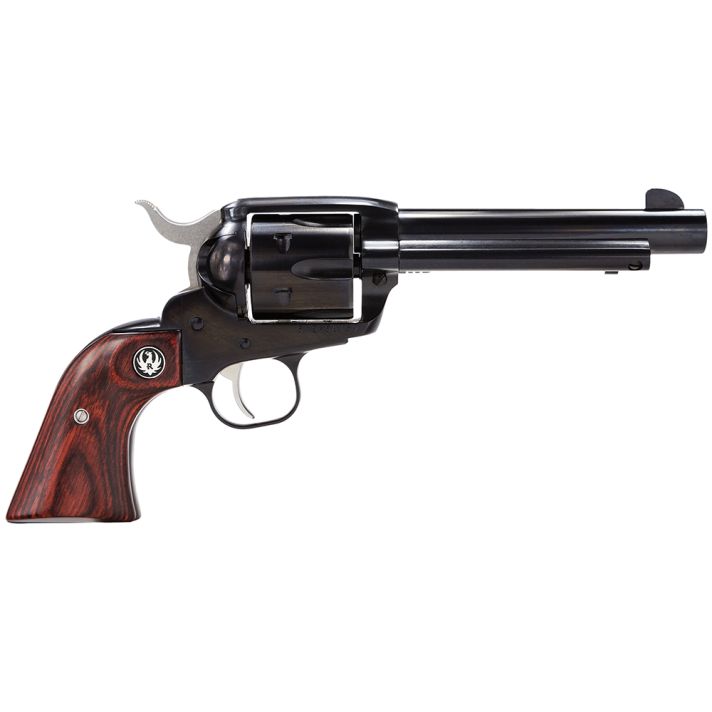 Ruger 5106 VaqueroMedium Frame 357 Mag/38 Special 6rd 5.50" Blued Alloy Steel Barrel, Cylinder & Frame, Hardwood Grip, Transfer Bar Safety, Exposed Hammer