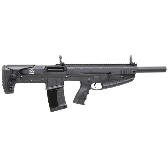 Charles Daly 930318 N4S Bullpup Full Size Frame 12 Gauge Semi-Auto 3" 5+1 18.50" Blued Steel Barrel, Black Anodized Steel Receiver Black Fixed w/Adj Comb Synthetic Stock