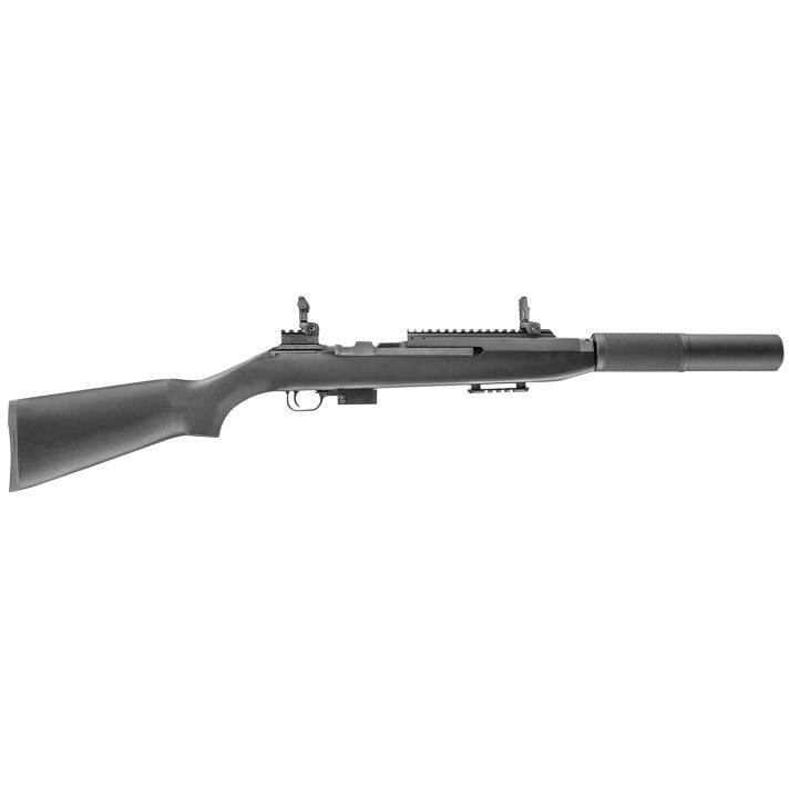 Chiappa Firearms 500259 M1-9 MBR 9mm Luger 10+1 19" Steel Barrel & Bolt, Pinned & Welded, Faux Suppressor, Alloy Receiver, Black Synthetic Stock Includes 2 Magazines