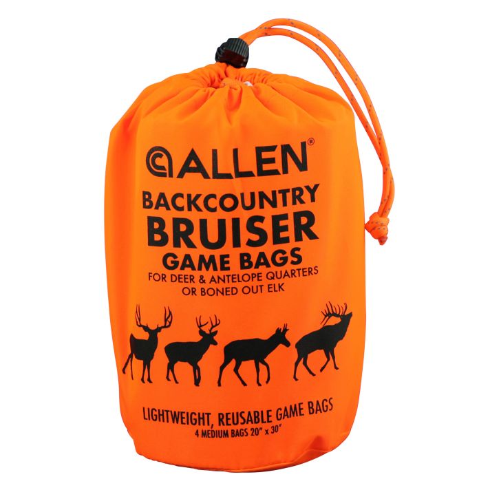 Allen 6591 BackCountry Bruiser Deer Game Bag Set Orange Polyester 4 Bags