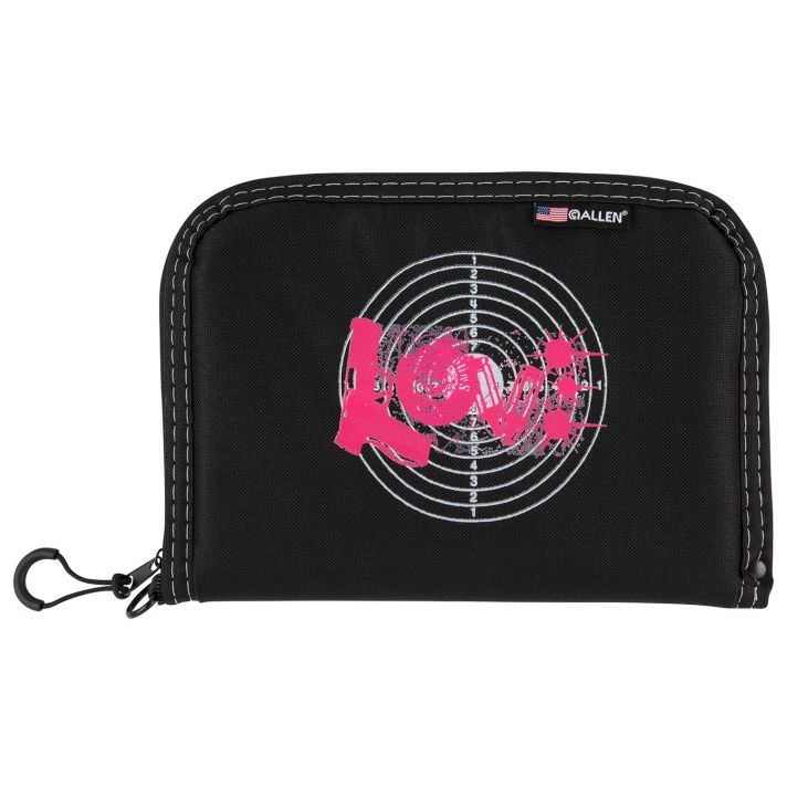 Girls With Guns 9075 LoveBlack w/Pink Love Graphic Polyester Holds Handgun