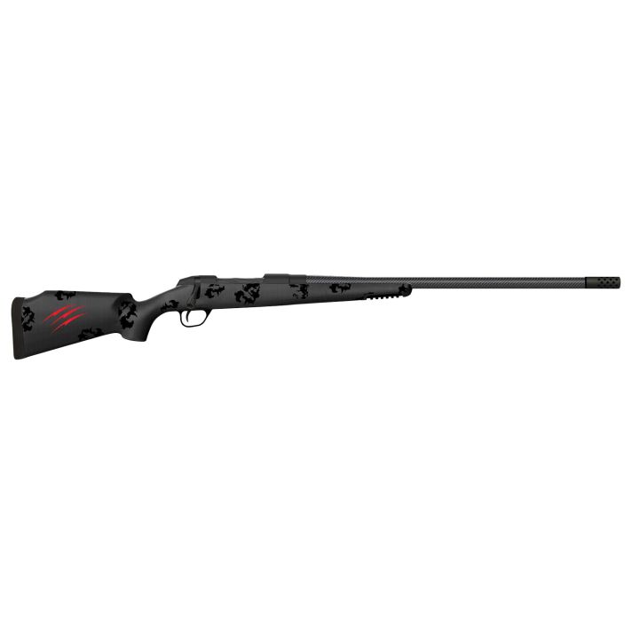Fierce Firearms FCTRG280AI24BBO CT Rage280 Ackley Improved 3+1 24" Carbon Fiber C3 Carbon Fiber Barrel Black Cerakote Titanium Blackout Camo Fixed Fierce Tech C3 Stock Right Hand
