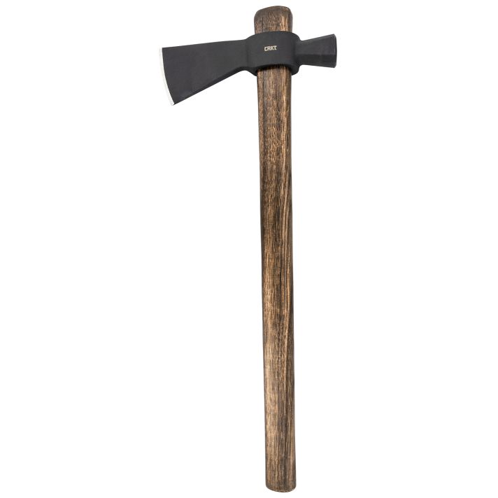 CRKT 2724 Chogan Hammer 2.60" Blade 1055 Carbon Steel Blade Tennessee Hickory Handle 17.88" Long Axe w/Hammer