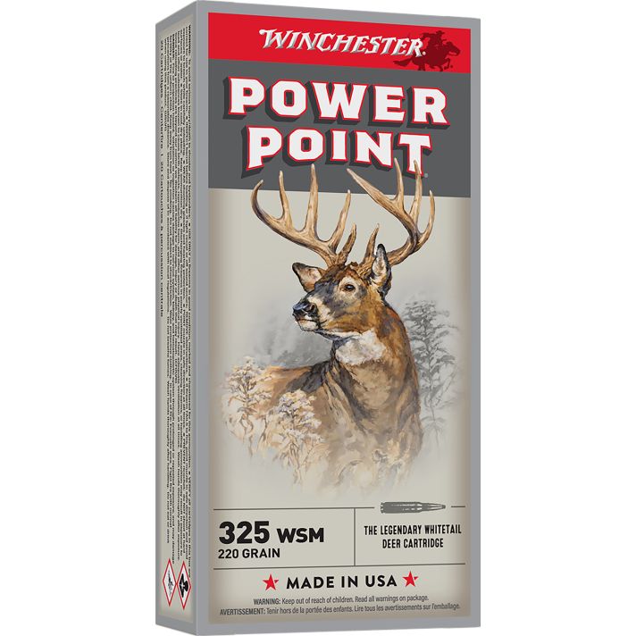 Winchester Ammo X325WSM Power-Point325WSM 220gr 20 Per Box/10 Case