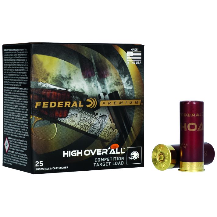 Federal HOA20H8 Premium High Over All 20Gauge 2.75" 7/8oz 8Shot 25 Per Box/10 Case