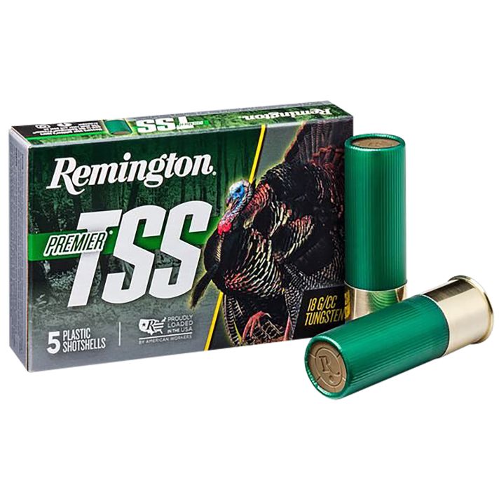 Remington Ammunition 28043 Premier TSS Turkey 12 Gauge 3" 1 3/4 oz Tungsten 7 Shot 5 Per Box/ 10 Cs