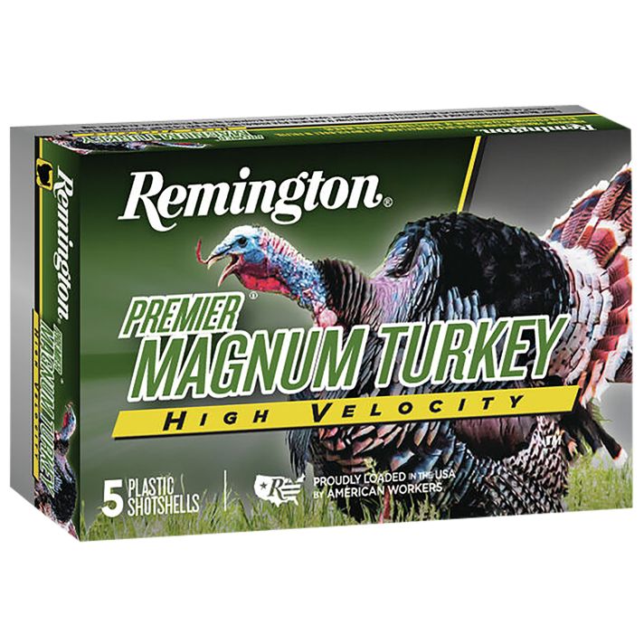 Remington Ammunition 20119 Premier Magnum Turkey High Velocity 20 Gauge 3" 1 1/8 oz 5 Shot 5 Per Box/ 20 Cs