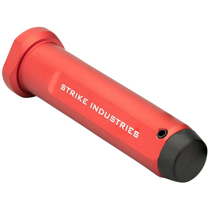 Strike Industries ARBHMILRED Buffer Housing AR Mil-Spec Red Anodized Aluminum for Mil-Spec Buffers