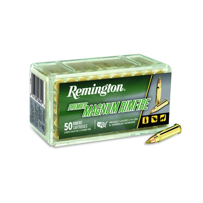 Remington Ammunition 20023 Magnum Rimfire17HMR 17gr Jacketed Hollow Point 50 Per Box/40 Case