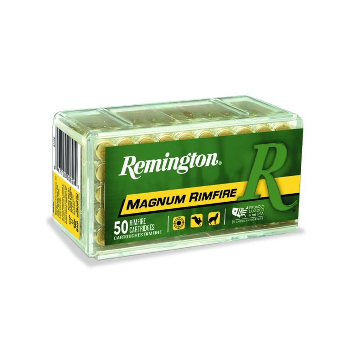 Remington Ammunition 20025 Magnum Rimfire 17HMR 20gr Jacketed Soft Point 50 Per Box/40 Case