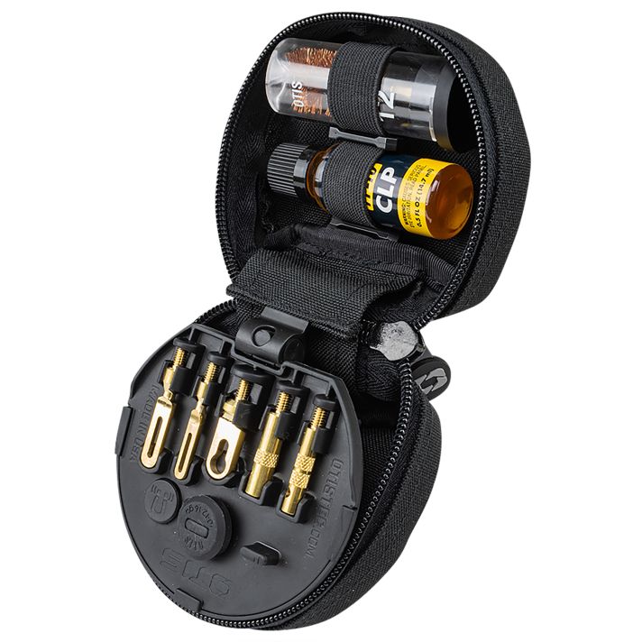 Otis FG753G 3-Gun Competition Cleaning Kit Multi-Caliber 12 Gauge Firearm Type Universal Bronze Bristle