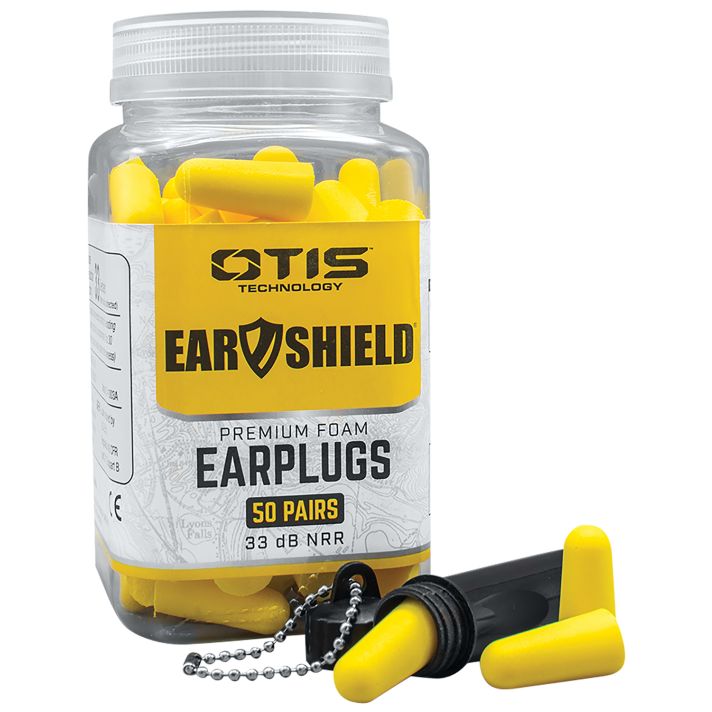 Otis FGESHFPNC50 Ear Shield Premium Earplugs Foam 33 dB In The Ear Yellow 50 Pair