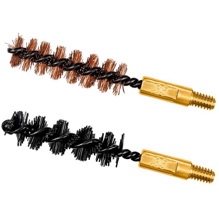 Otis FG335NB Bore Brush Set35/338/357 Cal 8-32" Thread 2" Long Bronze/Nylon Bristles 1 Set