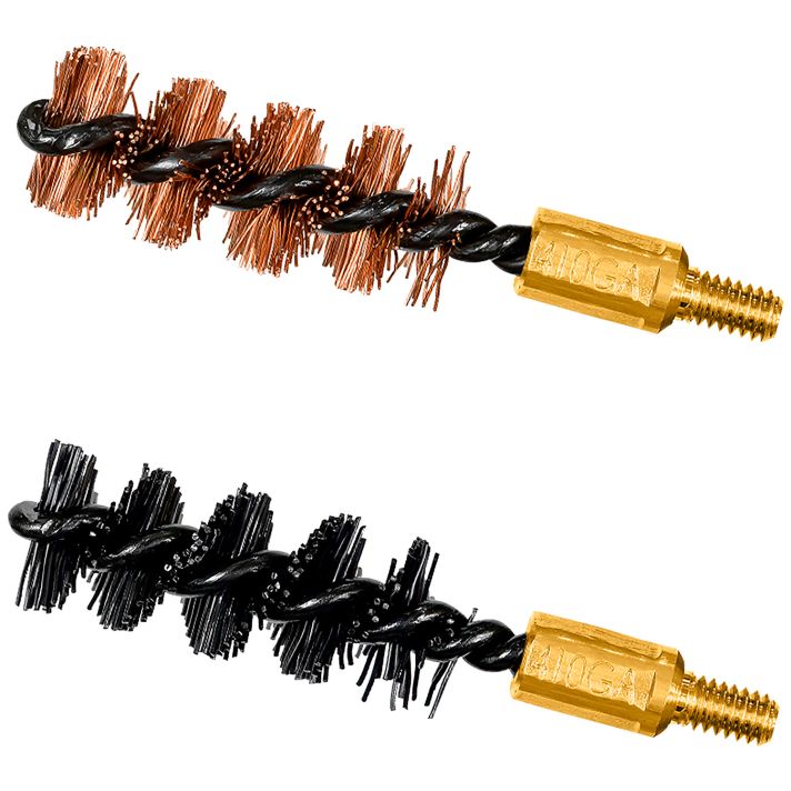 Otis FG541NB Bore Brush Set410 Gauge Shotgun Firearm 8-32" Thread 2" Long Bronze/Nylon Bristles 2 Per Pkg